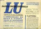 Lu dans la presse universelle n&deg; 115 - Politique en France, front unique et front commun par Bergery, La france vue par ses voisins, La France est ...