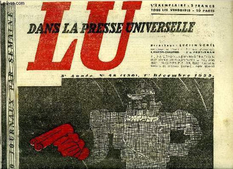 Lu dans la presse universelle n° 130 - Un peu, beaucoup, pas du tout, tête a tête avec le Fuhrer, Le IIIe Reich commence la conquête pacifique de ...