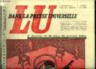 Lu dans la presse universelle n&deg; 163 - Le pacte du front rouge, les communistes et les socialistes s'unissent, Communisme ou nouveau parti ? par G. ...