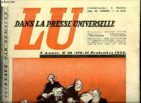 Lu dans la presse universelle n° 172 - Quo vadis polonia ?, La Pologne ingrate, Un bloc militaire anti-français ?, Voix de Varsovie, Genève accueille ...