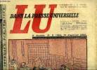 Lu dans la presse universelle n&deg; 188 - Pr&eacute;dictions pour 1935 par X.X.X., La r&eacute;forme de l'&eacute;tat fran&ccedil;ais, Vers la dissolution des ligues ?, La port&eacute;e ...