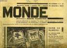 Monde n° 80 - Marcel Arland et le drame d'une génération par Augustin Habaru, Carnet par Léon Werth, Pouchkine par A.V. Lounatcharsky, Fragments ...