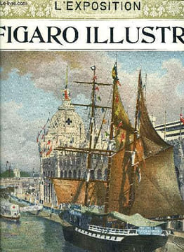 Le Figaro illustré 18e année n° 126 - L'exposition de 1900, pavillon impérial allemand, Les palais de l'esplanade des Invalides, Les palais des ...