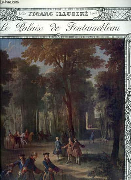 Le Figaro illustré 27e année n° 220 - Le palais de Fontainebleau, Apollon et les muses, tapisserie des gobelins, d'après Lebrun (fin du XVIIe siècle), ...