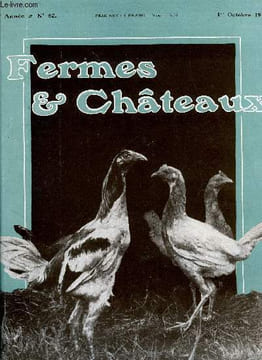 Fermes & chateaux n° 62 - Chiens d'arrêt, chiens courants par Cunisset Carnot, Des meilleurs chiens de chasse a courre par Louis de Vallandry, Le ...