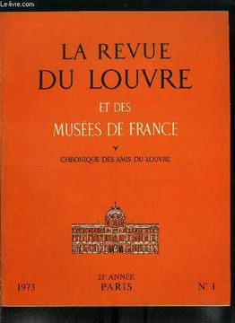 La revue du Louvre et des musées de France n° 1 - Heraklès ou Hathor, orfèvrerie chypriote par Annie Caubet, Deux sculptures romaines de la villa de ...