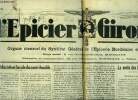 L'épicier Girondin n° 88 - Pour l'éducation fiscale du contribuable, Chronique de la répression des fraudes, La vente des huitres, Les vacances de nos ...