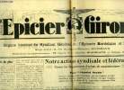 L'épicier Girondin n° 96 - Un congrès de plus par E. Musset, Notre action syndicale et fédérale contre les groupements d'achats de consommateurs, Vers ...