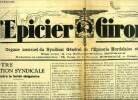 L'épicier Girondin n° 111 - Notre action syndicale, contre le forfait obligatoire, La progression des faillites et liquidations judiciaires, Taxe sur ...
