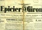 L'épicier Girondin n° 115 - A propos des élections municipales par R. Cossaune, Les élections municipales des 5-12 ai 1935, En vue du grand meeting de ...