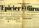 L'épicier Girondin n° 126 - Comment en sortir ?, L'organisation du crédit en faveur du commerce par A. Cayrel, Allocations familiales, Epiciers, ...