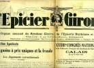 L'épicier Girondin n° 127 - Notre action syndicale, les magasins a prix uniques et la fraude, les jugements correctionnels, XXXIIIe congrès national ...