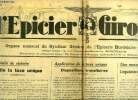 L'épicier Girondin n° 132 - Un bulletin de la victoire, enfin la taxe unique, Les prix de remplacement, Application de la taxe unique, dispositions ...