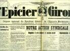 L'épicier Girondin n° 156 - Les intérêts du petit commerce par Jean Philip, Notre action syndicale se poursuit, Magasins a prix uniques et camions ...