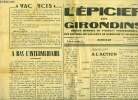 L'&eacute;picier des girondins n&deg; 7 - A bas l'interm&eacute;diairez, Tribune libre, a l'action, On nous communique : attribution et distributions d'essence, ...