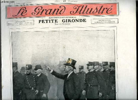 Le grand illustré n° 18 - On ne passe pas, La confédération générale du travail par L. d'Hampol, Les grèves a Paris, L'assistance publique et le 1er ...