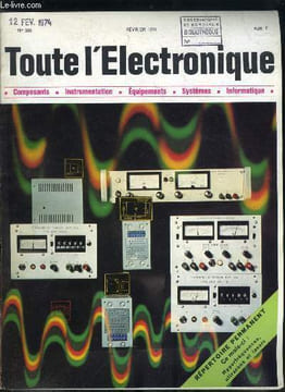 Toute l'électronique n° 385 - La piézo-électricité par C. Picot, Les filtres actifs intégrés par B. Viguerie-Noël, Echantillonnage et mémorisation des ...