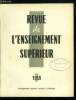 Revue de l'enseignement supérieur n° 3 - L'ensiegnement supérieur français a l'étranger, Ecole française d'Athènes par G. Daux, L'école française de ...