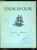Endeavour volume VII n° 26 - Macromolécules, Anticorps et forces biologiques spécifiques par Linus Pauling, John Dalton par J.R. Partington, Le ...