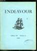 Endeavour volume VIII n° 32 - L'homme de scinece dans la société, Bactériologie et cinétique chimique par Sir Cyril Hinshelwood, Couleurs d'automne ...