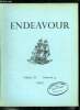 Endeavour volume IX n° 33 - Science, histoire et civilisation, La théorie de l'Etat stationnaire de l'univers en expansion par W.H. McCrea, La vie ...