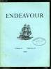 Endeavour volume X n° 38 - La querelle des anciens et des modernes en Grande Bretagne, Quelques résultats en physique des hautes pressions par P.W. ...