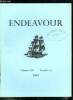 Endeavour volume XIII n° 52 - Sir Charles Parsons (1854-1931), Phénomènes électriques intramoléculaires et transformations chimiques par Sir Robert ...