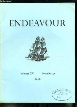Endeavour volume XV n° 57 - Benjamin Franklin, L'organisation interne des cellules nerveuses par J.Z. Young, Propos sur l'activité optique par H.M. ...
