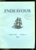 Endeavour volume XVIII n° 69 - L'année géophysique internationale a pris fin, Les éléments transuraniens par Glenn T. Seaborg, Doppler et l'effet ...