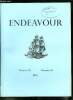 Endeavour volume XX n° 80 - Un conseil scientifique international, Chimie organique et biologique de l'acide mévalonique par A.F. Wagner, Le Mohole ...