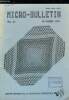 Micro-Bulletin n° 23 - Une petite distraction, La méthode CESTAC par Jean Vignes, Turbo-Prolog par Michel Dreyfus, La cartographie sur Macintosh par ...