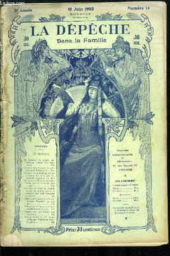 La dépêche dans la famille n° 14 - Le chasseur de poires par Georges Daniel, Conseils pour taquiner le goujon par P. Piobb, Comment les hommes se ...