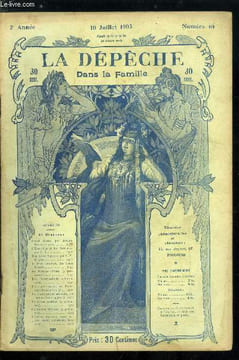 La dépêche dans la famille n° 40 - Ernest Renan par Armand Dayot, L'électricité et les animaux par F.F., Nos futurs animaux par C.V., Le petit ...