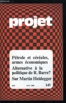 Projet n° 145 - Politique patronale : pratiques nouvelles et vieux démons par J. Moreau, Prolétariat et internationales par J. Sommet, L'arme ...