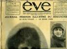 Eve n° 229 - Jane Marceau, la princesse charmante de la chanson, Mlle Gilberte Mormont, Le salon des femmes peintres et sculpteurs, La tuberculose ...