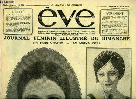 Eve n° 231 - Rachel Devyris dans visages d'enfants, Peignes et coiffures, L'école des bibliothécaires, Conférencière et poète, Traitement de ...