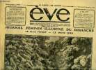 Eve n° 273 - En route pour l'arbre de Noël, Les bavardages de la cousine, Mme Thalia Flora Caravia, femme peintre, Réflexions sur les fakirs, Conte de ...