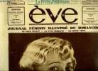 Eve n° 562 - Tania Fédor, l'héroïne de Passeport 13.444, Les étoiles françaises a Hollywood par René Study, Une blouse au tricot, Lorsqu'on prenait ...