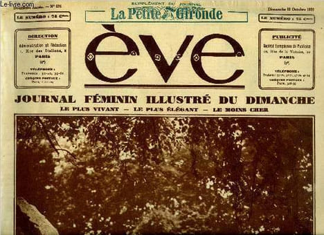 Eve n° 576 - Une belle famille d'éléphants a Vincennes, Coup d'oeil indiscret sur les sportives a l'entrainement, Figurants et figurantes par René ...
