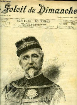 Le soleil du dimanche n° 30 - Mgr le duc d'Aumale, Le premier semestre de 1890, L'institut de France, tableau de Lansyer, L'académie française en ...