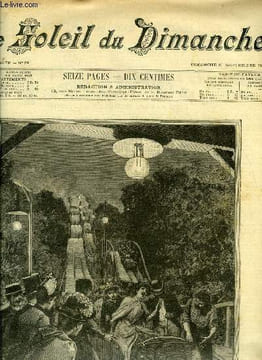 Le soleil du dimanche n° 38 - A Saint Cloud - les montagnes russes, dessin d'Adrien Marie, Le coq de Bruyère et la gelinotte par Jacques Breton, Un ...