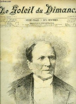 Le soleil du dimanche n° 3 - Le baron Haussmann, ancien préfet de la Seine, décédé le 11 janvier 1891, Les derniers peaux rouges par Jacques Breton, ...