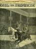 L'illustr&eacute;, soleil du dimanche n&deg; 15 - Au concours hippique - sauts d'obstacles, composition d'apr&egrave;s nature du comte de Clermont-Gallerande, Le maitre ...