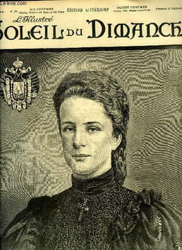 L'illustré, soleil du dimanche n° 39 - Elisabeth, impératrice d'Autriche, reine de Hongrie, assassinée a Genève, le 10 septembre, portrait par ...