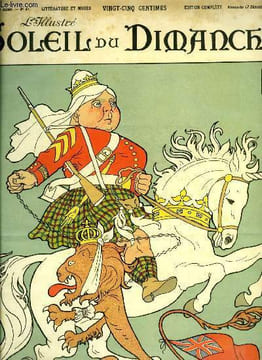 L'illustré, soleil du dimanche n° 51 - Old england a la rescousse, caricature de Lebègue, La pipe par Camille Rousset, Le guide par Jean Madeline, ...