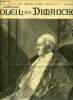 L'illustr&eacute;, soleil du dimanche n&deg; 24 - Salon de 1901 - sa saintet&eacute; le pape L&eacute;on XIII, tableau de M. Benjamin-Constant, Le mangeur de serpent par ...