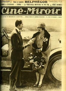 Ciné-miroir n° 115 - Huguette Duflos et Georges Galli dans l'homme a l'hispano, Comment j'ai réalisé le joueur d'échecs, Belphégor, L'interprète de la ...