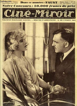 Ciné-miroir n° 134 - Charles Vanel et Liane Haid dans l'esclave blanche, Allo ! Allo ! Mademoiselle, Les artistes de l'esclave blanche, Blanche ...