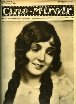 Ciné-miroir n° 251 - Dita Parlo, qui joue le role de Marika dans Rhapsodie Hongroise, Les tragédies de la solitude, Le grain de beauté, Une étoile ...