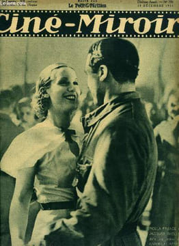 Ciné-miroir n° 350 - Rolla France et Jacques Shelly dans une scène de A nous la liberté, Gaby, midinette, Les cinq gentlemen maudits, Charlot fait ...